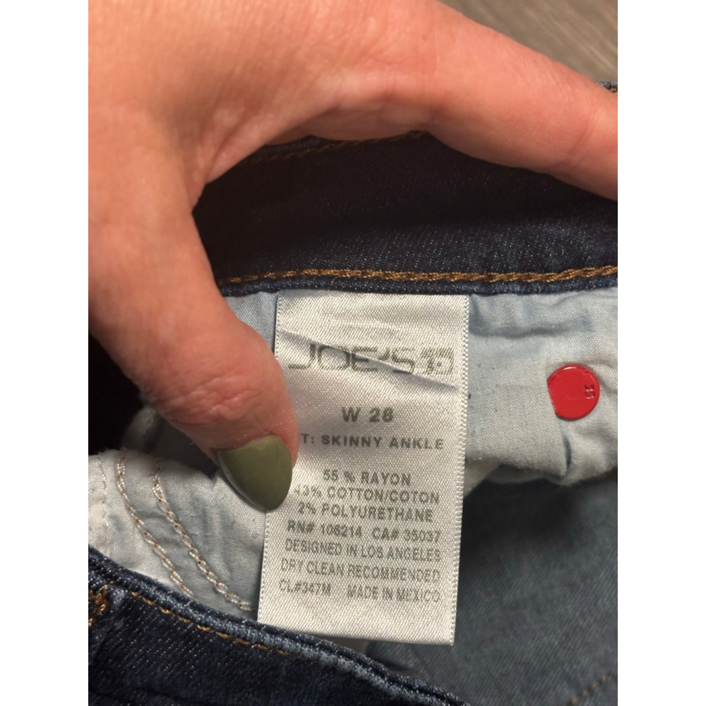 Joe's Jeans Lola Skinny Fit Ankle Denim Jeans Stretch Dark Wash Blue Women's
28 - Picture 5 of 9
